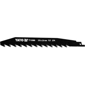 YATO Puukkosahanterä TCT hiekkakivelle tai keraamisille materiaaleille, 215 mm, 2 TPI
