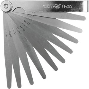YATO Rakotulkki 200 mm, 17 lehteä, 0,02-1,0 mm