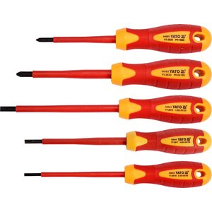 YATO INSULATED SCREWDRIVER SET 1000 V 5 PCS