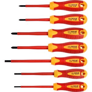 YATO INSULATED SCREWDRIVER SET 1000 V 7 PCS