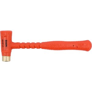 YATO DEAD BLOW HAMMER 302G WITH 20MM BRASS TIP
