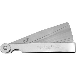 YATO Rakotulkki 100 mm, 10 lehteä, 0,05-0,5 mm