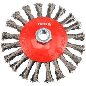 YATO CIRCULAR BRUSH, TWIST INOX WIRE