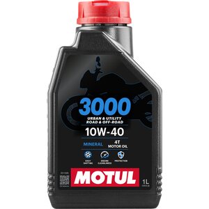 MOTUL 3000 10W-40 4T Mineral Motor Oil 1L