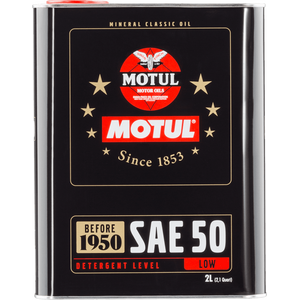 MOTUL Classic SAE 50 Klassinen mineraaliöljy (ennen 1950) 2L