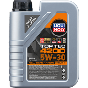 LIQUI MOLY Top Tec 4200 5W-30 VW 504 00/507 00 LL-04 Synthetic Motor Oil 1L (8972)