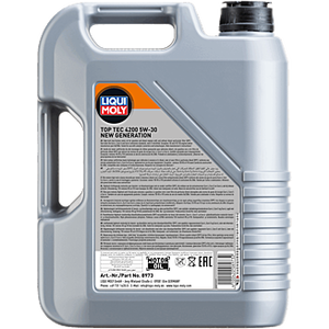 LIQUI MOLY Top Tec 4200 5W-30 VW 504 00/507 00 LL-04 Synthetic Motor Oil 5L (8973)