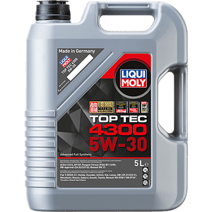 LIQUI MOLY Top Tec 4300 5W-30 C2/C3 Synthetic Motor Oil 5L (2324)