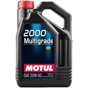 MOTUL 2000 Multigrade 20W-50 Mineraalinen moottoriöljy 4L