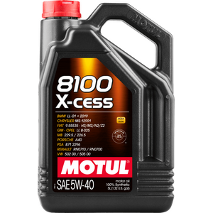 MOTUL 8100 X-cess 5W-40 Ulei de motor complet sintetic 5L (ACEA A3/B4, API SN)
