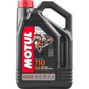 MOTUL 710 2T Напълно синтетично двигателно масло 4L (API TC, ISO-L-EGD, JASO FD)
