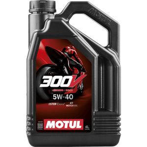MOTUL 300V Road Racing 5W-40 4T Pilnībā sintētiska ESTER Core® sacīkšu motoreļļa 4L