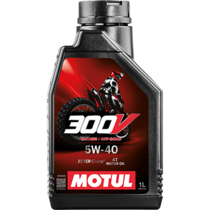 MOTUL 300V sacīkšu / bezceļu 5W-40 4T ESTER Core® sacīkšu motoreļļa 1L