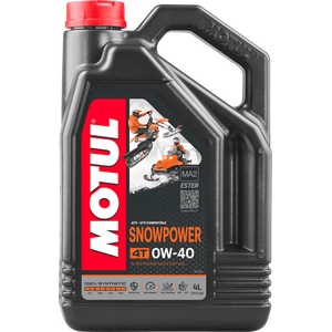 MOTUL Snowpower 0W-40 4T Täyssynteettinen esteripohjainen moottorikelkkaöljy 4L