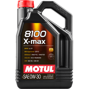 MOTUL 8100 X-max 0W-30 Pilnai sintetinė variklio alyva 5 l (ACEA A3/B4, API SL)