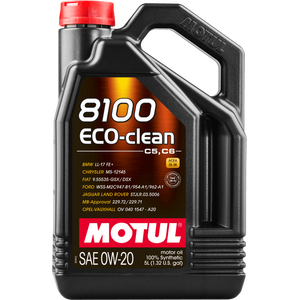 MOTUL 8100 ECO-clean 0W-20 Pilnībā sintētiska motoreļļa 5L (ACEA C5/C6, API SP)