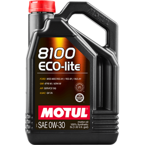 MOTUL 8100 ECO-lite 0W-30 pilnai sintetinė variklio alyva 5 l (API SQ-RC, ILSAC GF-7A)