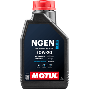 MOTUL NGEN Hybrid 0W-20 pārstrādāta sintētiskā motoreļļa 1L (API SP, ILSAC GF-6A)