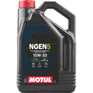 MOTUL Óleo de motor à base de éster sintético reciclado NGEN 5 10W-30 4T 4L (API SP, JASO MA2)