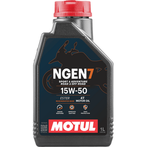 MOTUL NGEN 7 15W-50 4T 재활용 합성 에스테르 기반 엔진 오일 1L (API SP, JASO MA2)