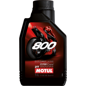 MOTUL 800 2T Täyssynteettinen ESTER Core® kilpamoottoriöljy 1L