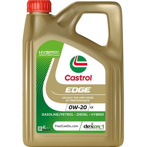 CASTROL Edge 0W-20 C5 Täyssynteettinen moottoriöljy 4L