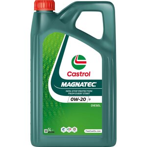 CASTROL Magnatec 0W-20 D Osasynteettinen moottoriöljy 5L