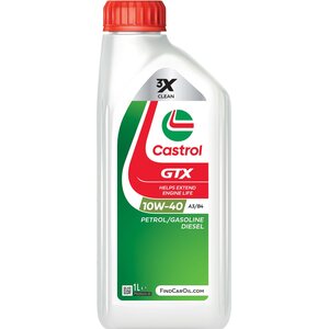 CASTROL GTX 10W-40 A3/B4 Osasynteettinen moottoriöljy 1L