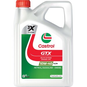 CASTROL GTX 10W-40 A3/B4 Osasynteettinen moottoriöljy 4L