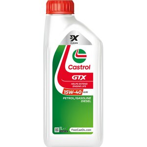 CASTROL GTX 15W-40 A3/B3 Mineraalinen moottoriöljy 1L