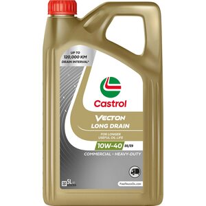 CASTROL Vecton Long Drain 10W-40 E6/E9 Täyssynteettinen dieselmoottoriöljy raskaille ajoneuvoille 5L