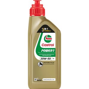 CASTROL Power1 20W-50 4T Osasynteettinen moottoriöljy 1L