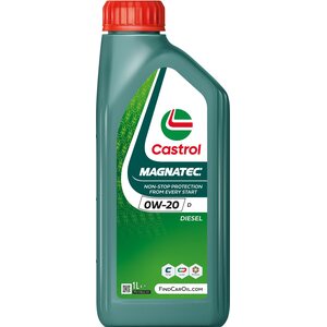 CASTROL Magnatec 0W-20 D Osasynteettinen moottoriöljy 1L