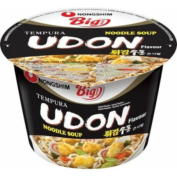 Japonský štýl Tempura Udon šálková rezancová polievka 111 g