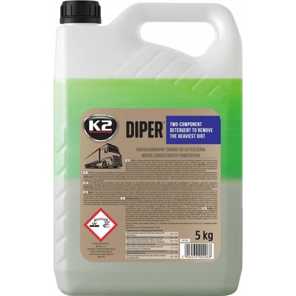 K2 DIPER - Kaksikomponenttinen pesuaine 5KG
