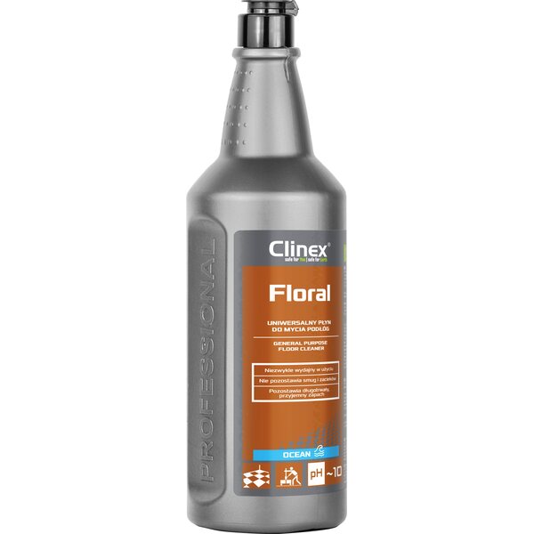 CLINEX Floral - Yleiskäyttöinen lattianpesuaine - meri 1L