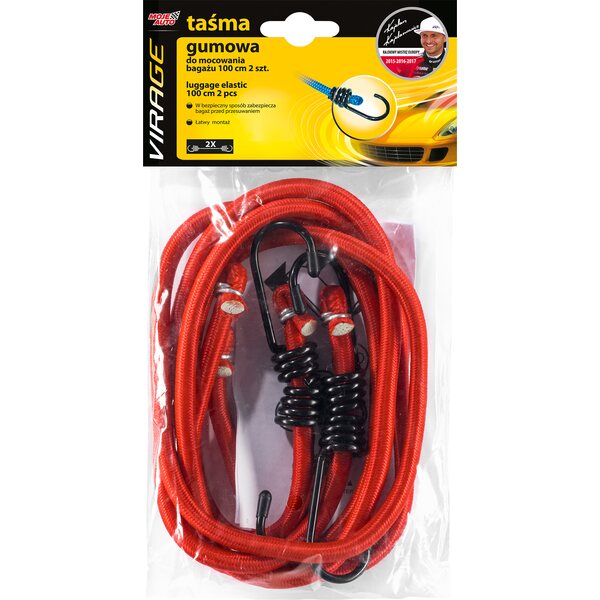 MOJE AUTO VIRAGE Sluggage rubber belt 100 cm 2 pcs