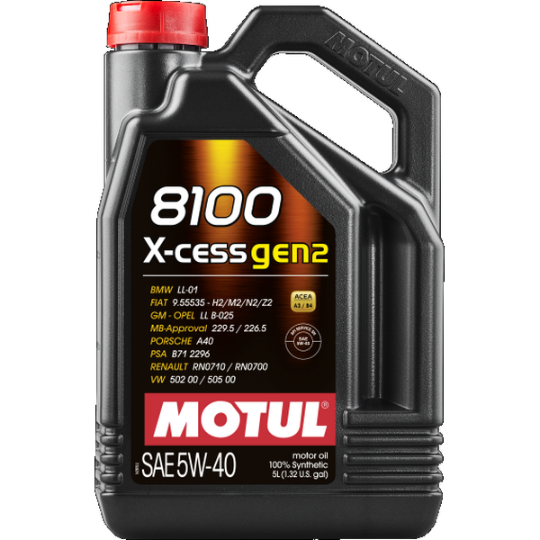 MOTUL 8100 X-CESS 5W-40 GEN-2 5L