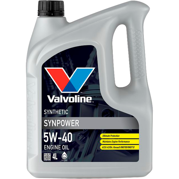 VALVOLINE SYNPOWER 5W-40 4L