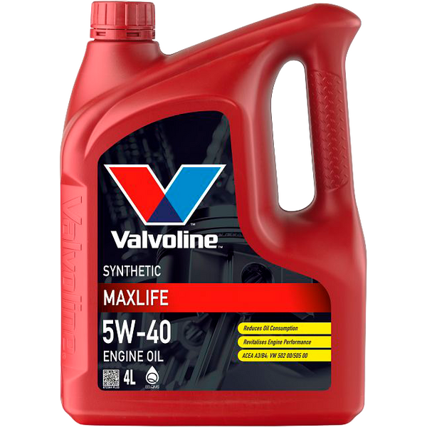 VALVOLINE MAXLIFE 5W-40 4L