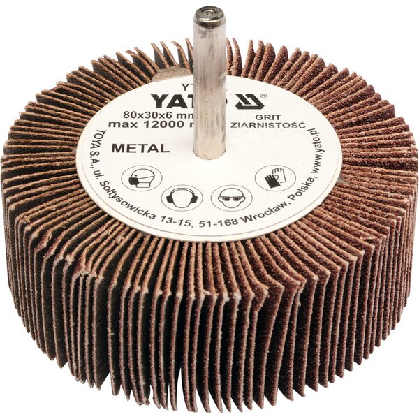 YATO Lamellihiomarulla 80x30x6mm