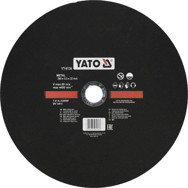 YATO Katkaisulaikka 350 x 3,5 x 32 mm