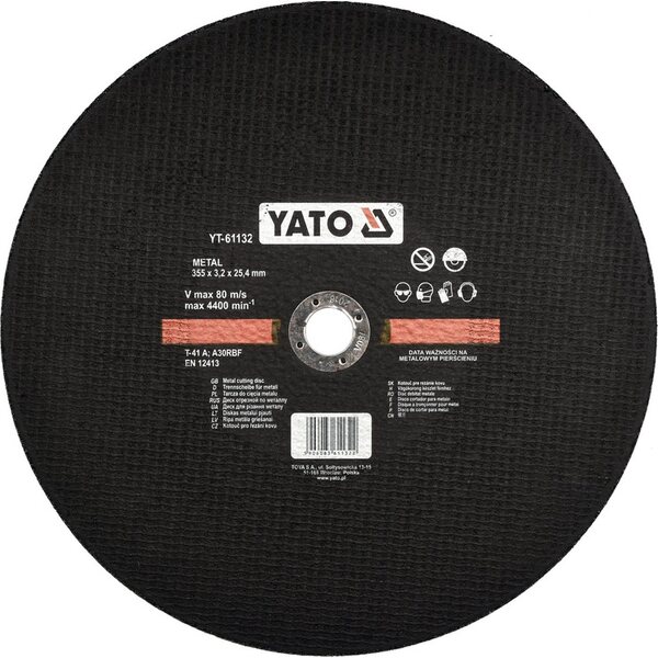 YATO Katkaisulaikka 355 x 3,2 x 25,4 mm