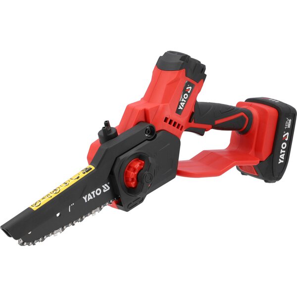 YATO Akkukäyttöinen miniketjusaha 7'' terälaipalla, 18 V, 2 Ah