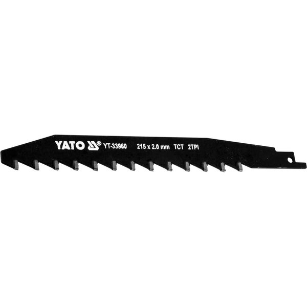 YATO Puukkosahanterä TCT hiekkakivelle tai keraamisille materiaaleille, 215 mm, 2 TPI