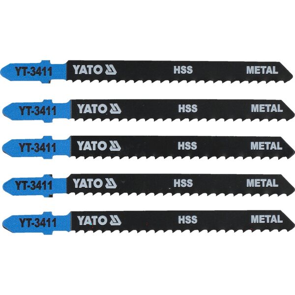 YATO T-tyypin pistosahanterät metallille, HSS, 8 TPI (5 kpl)