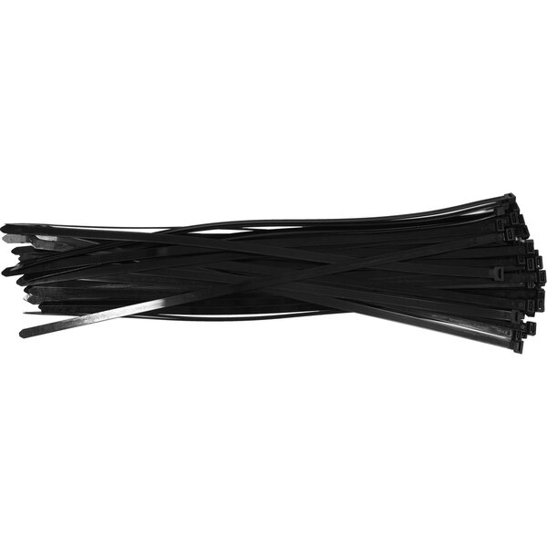 YATO Nippusiteet, UV-suojattu, 7,6 x 400 mm, musta, 50 kpl