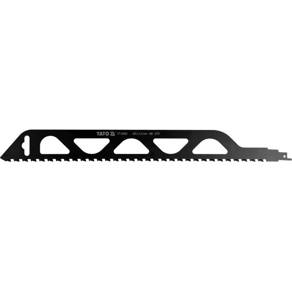 YATO Puukkosahanterä tiilille, HM, 455 x 1,5 mm, 2 TPI