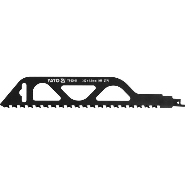 YATO Puukkosahanterä tiilille, HM, 300 x 1,5 mm, 2 TPI