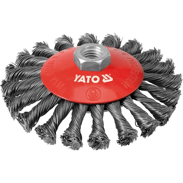 YATO CIRCULAR BRUSH, TWIST INOX WIRE
